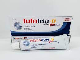 $* Mycozole-B Cream 15g 100บ (แพคโหล แบ่งขาย) [โอสถ Clotrimazole ...